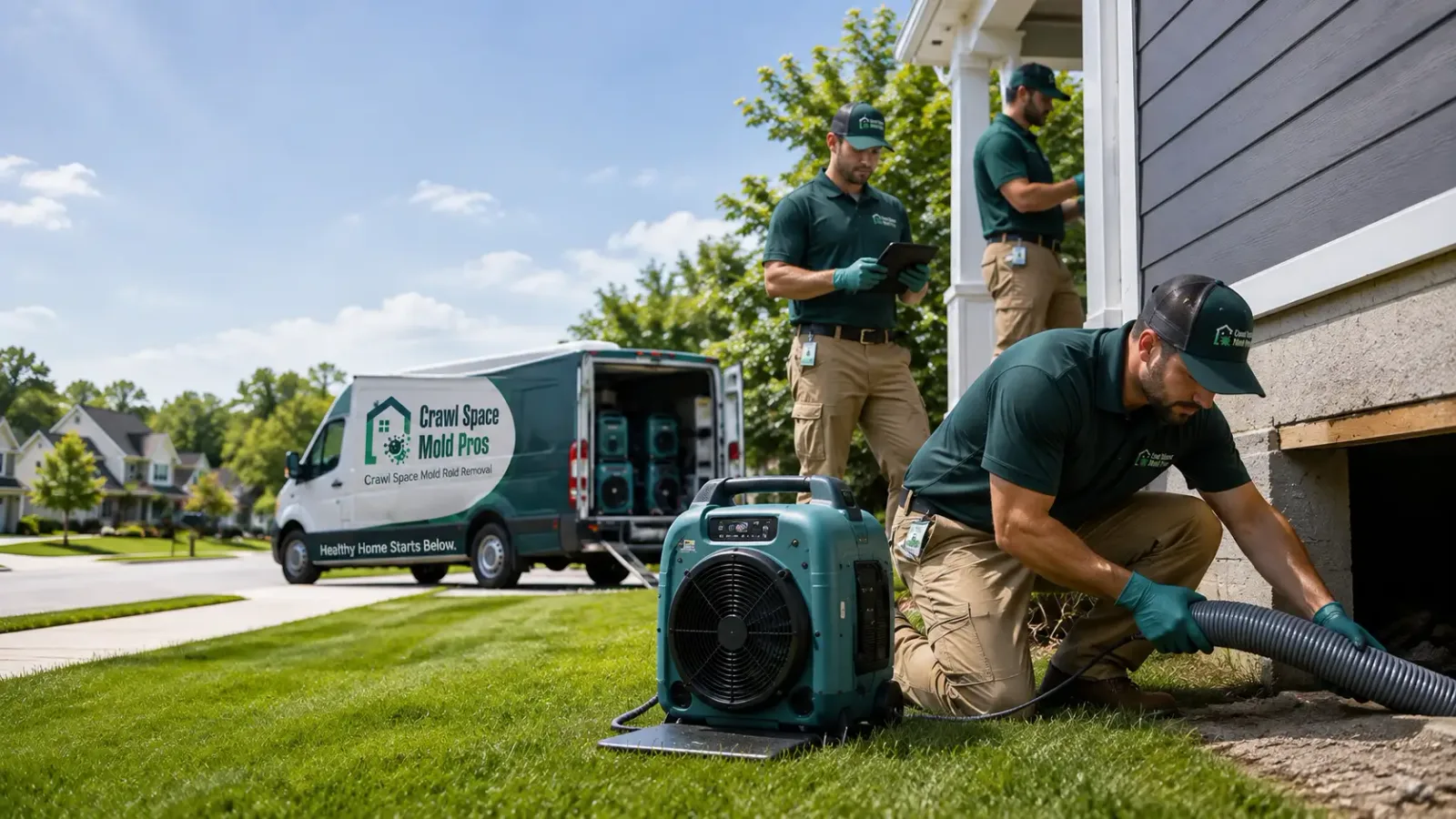 Crawl Space Mold Removal in Wakefield, MI